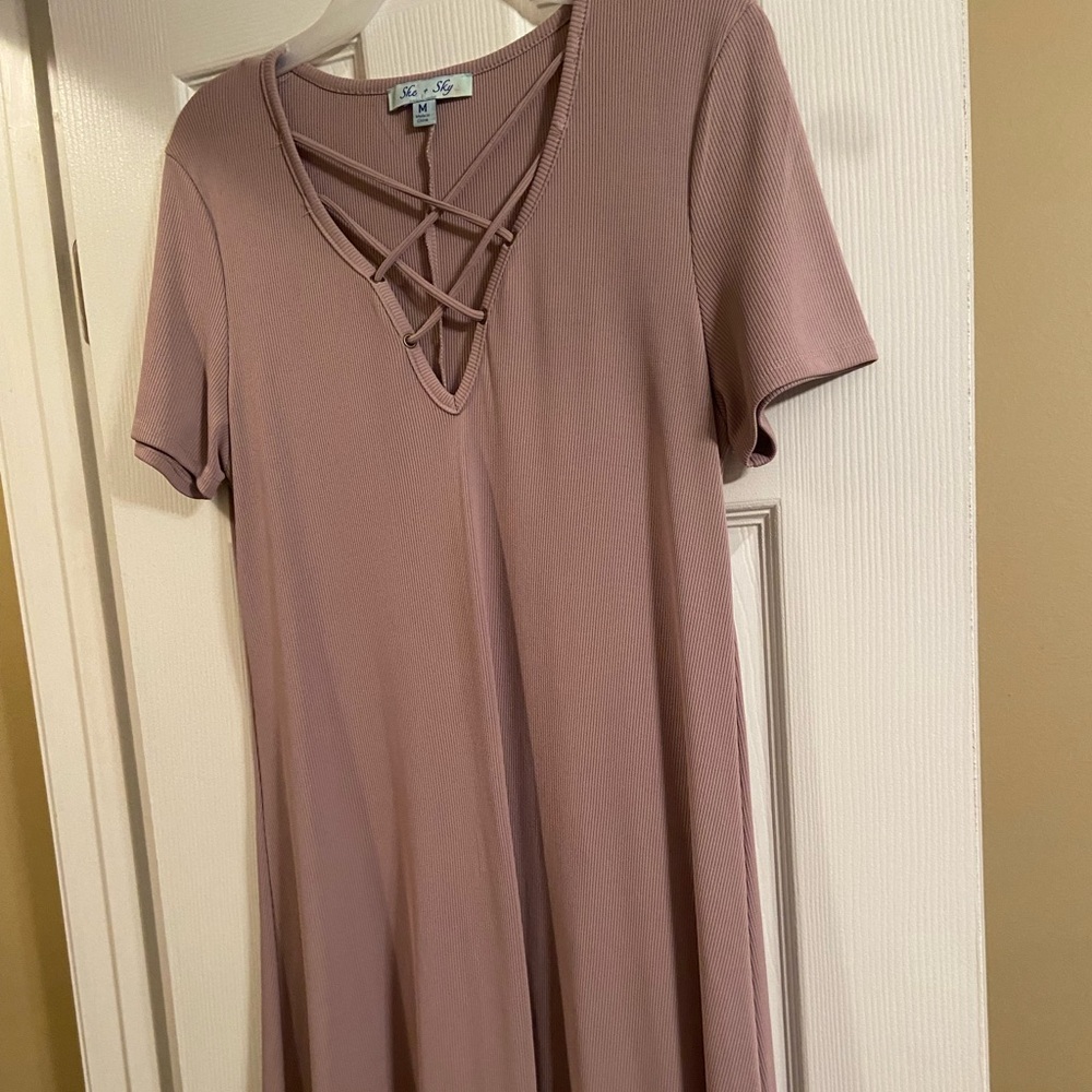 Lilac Cutout Dress